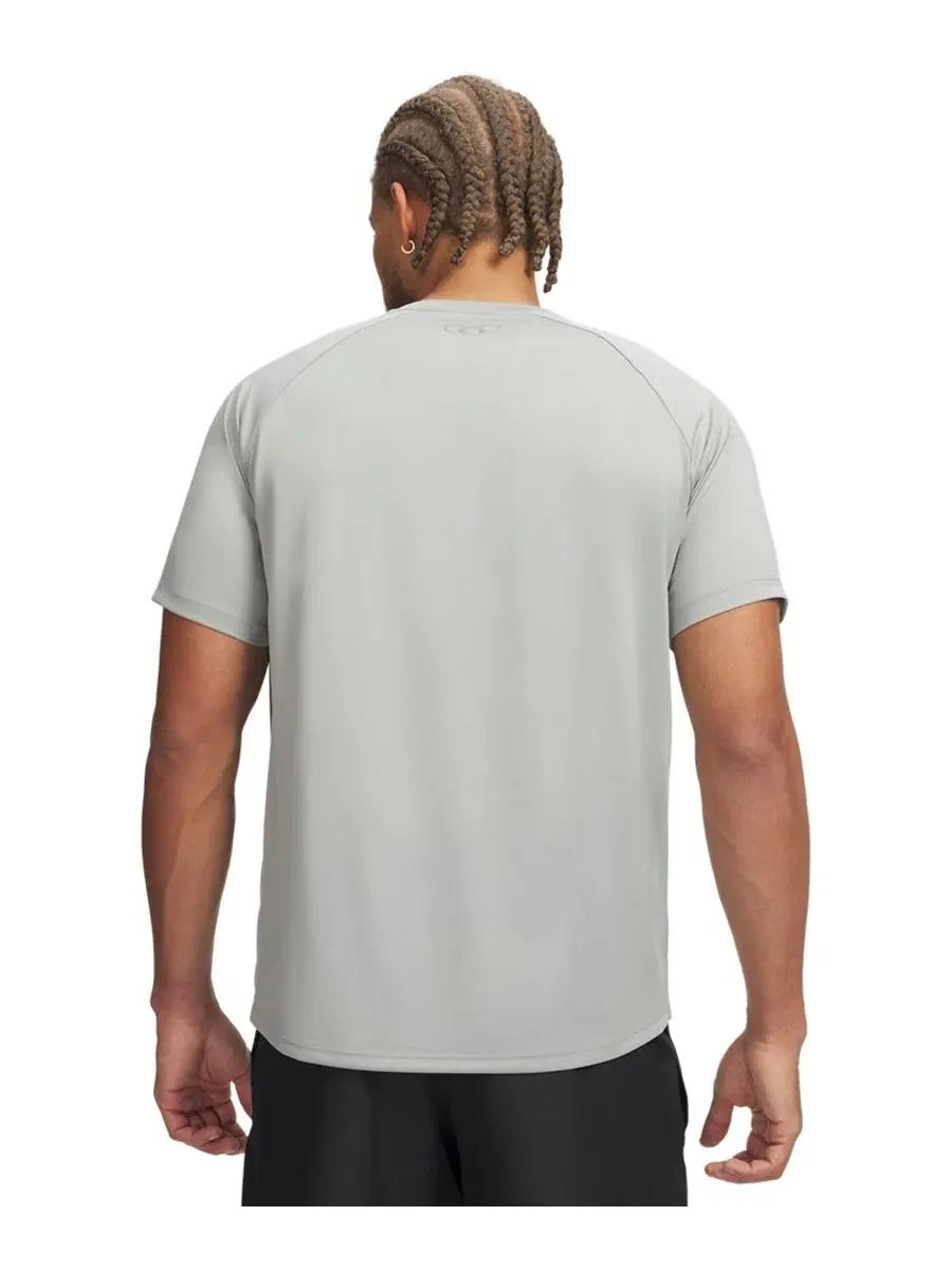 Футболка мужская с коротким рукавом New Tech Novelty Under Armour — изображение 2 из 4, титановый