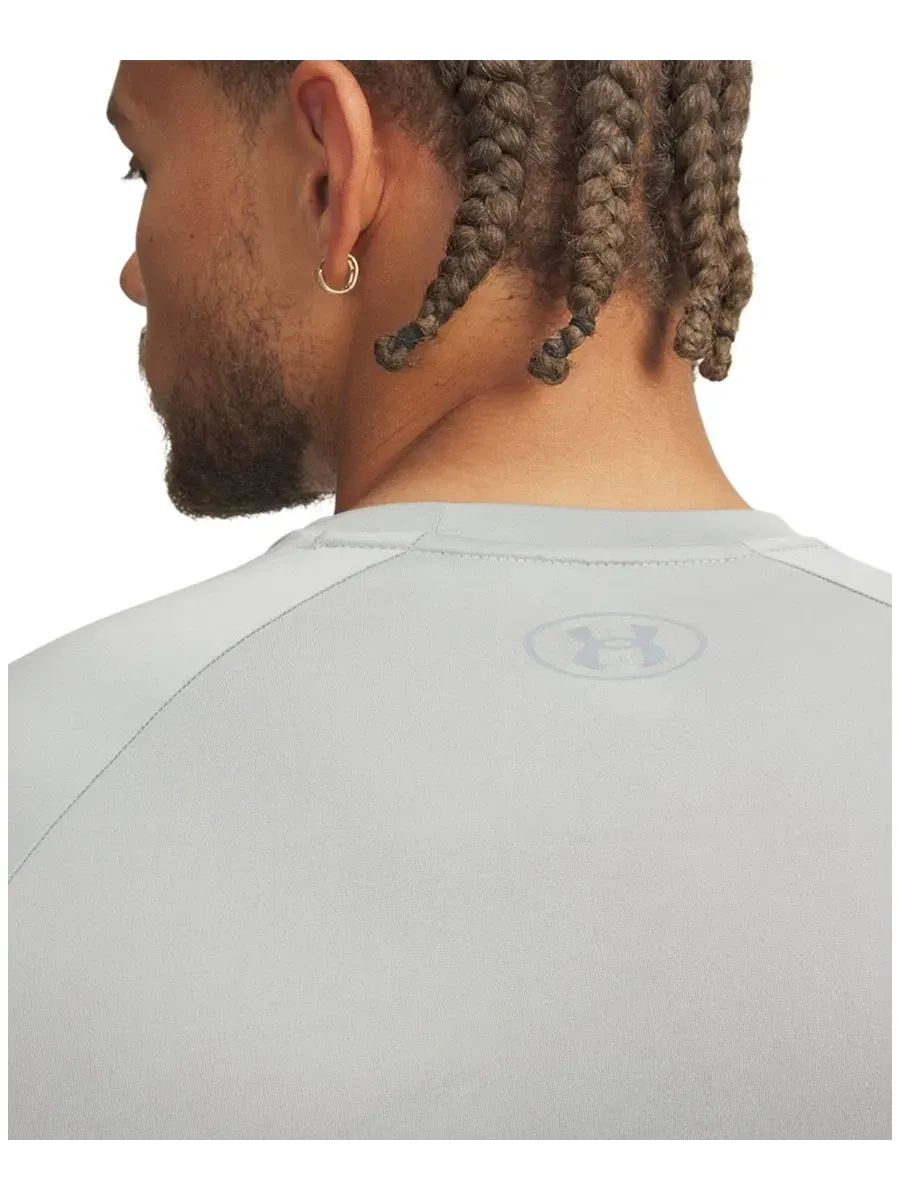 Футболка мужская с коротким рукавом New Tech Novelty Under Armour — изображение 3 из 4, титановый