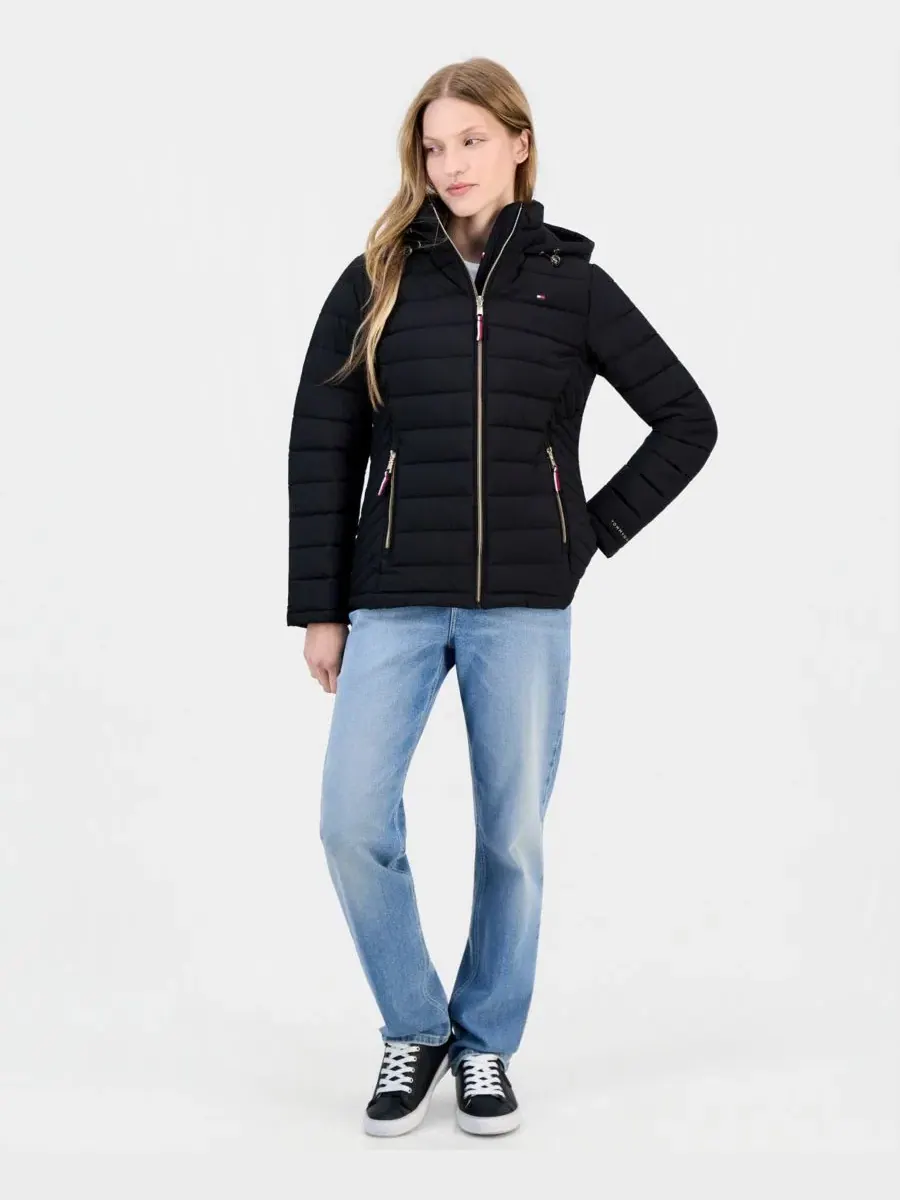 Пальто-пуховик с капюшоном, Packable Puffer Tommy Hilfiger — изображение 1 из 3, черный