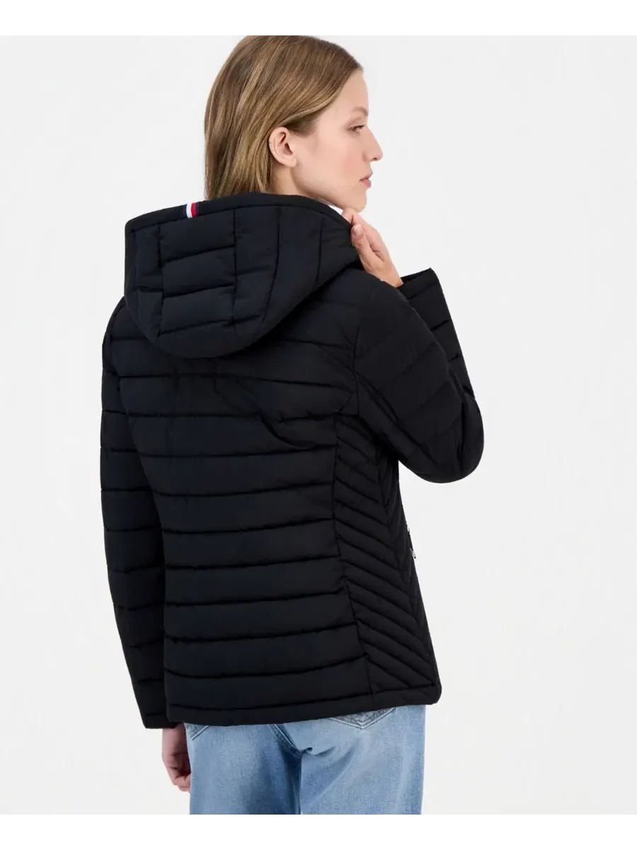 Пальто-пуховик с капюшоном, Packable Puffer Tommy Hilfiger — изображение 3 из 3, черный
