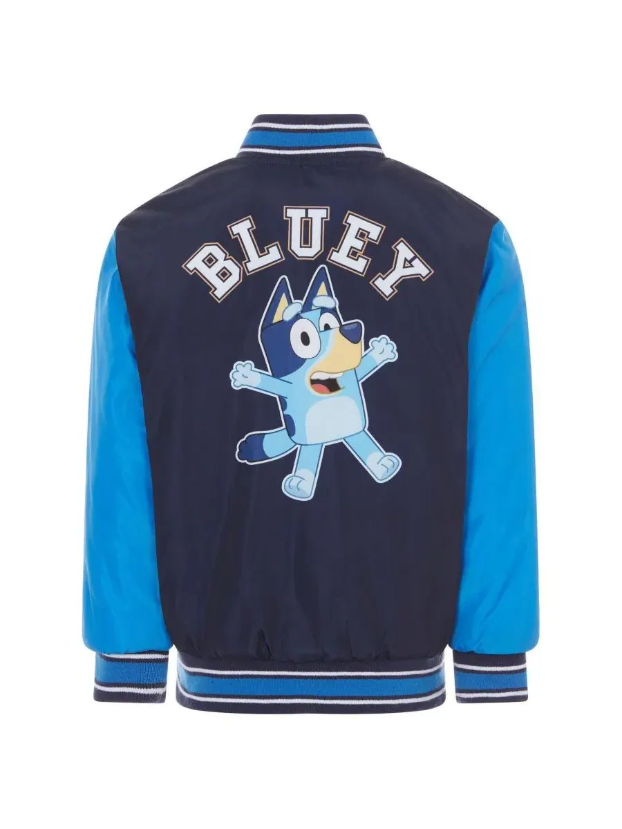 Детская куртка-бомбер Varsity Bomber Jacket Bluey Bluey Bingo Navy — изображение 2 из 3, темно-синий
