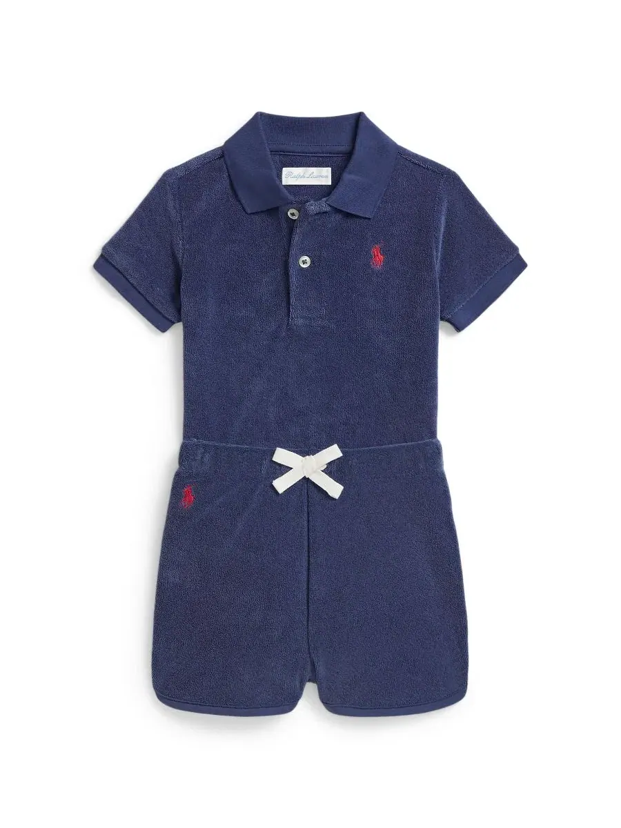 Комплект из поло и шорт для мальчика Terry Polo Ralph Lauren