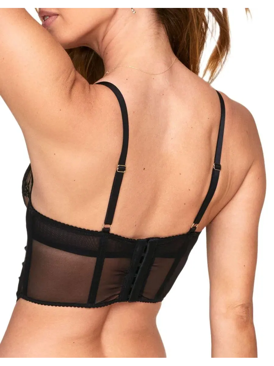 Бюстье-корсет Avara Cropped Adore Me — изображение 3 из 4, черный