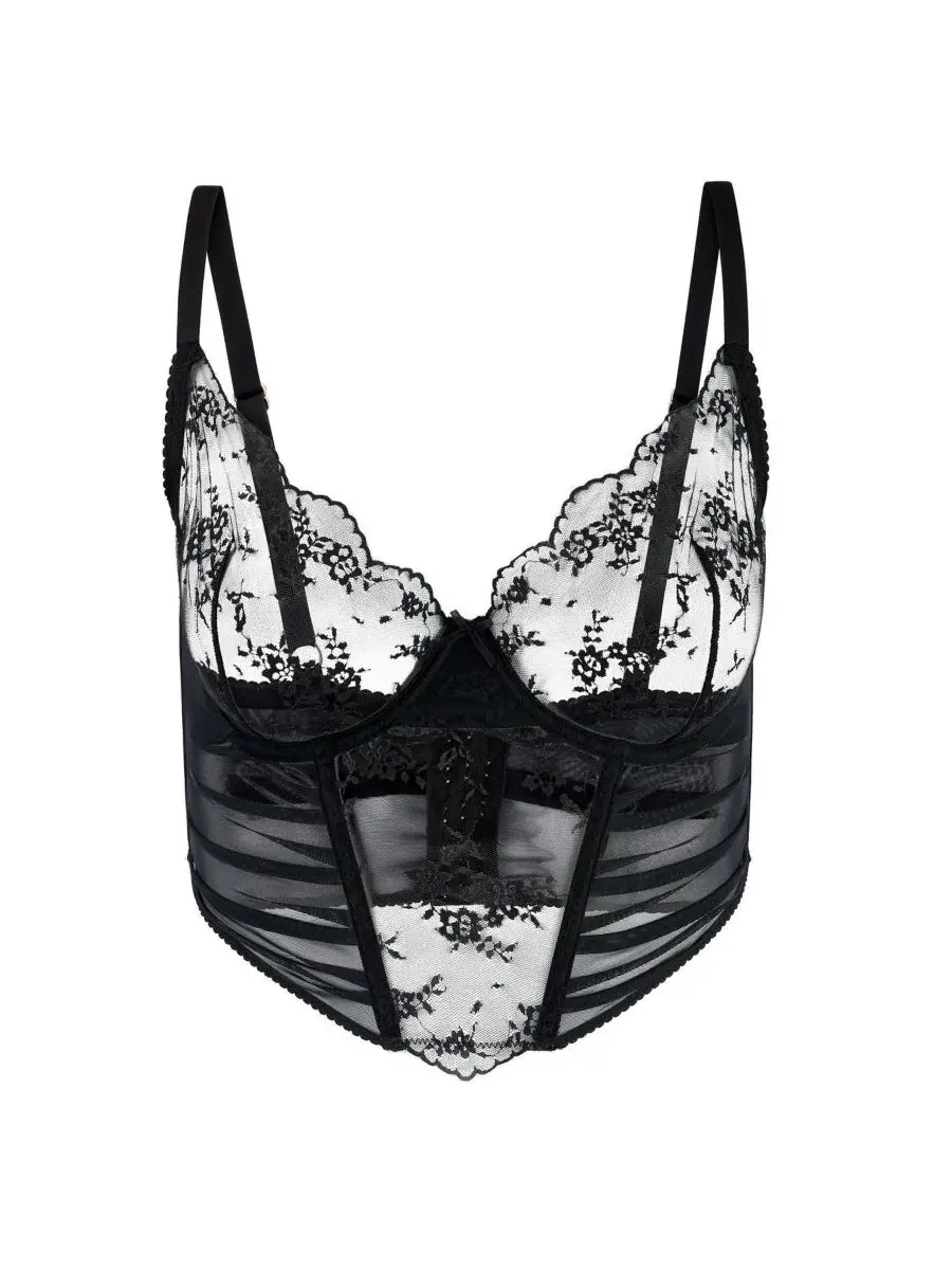Бюстье-корсет Avara Cropped Adore Me — изображение 4 из 4, черный