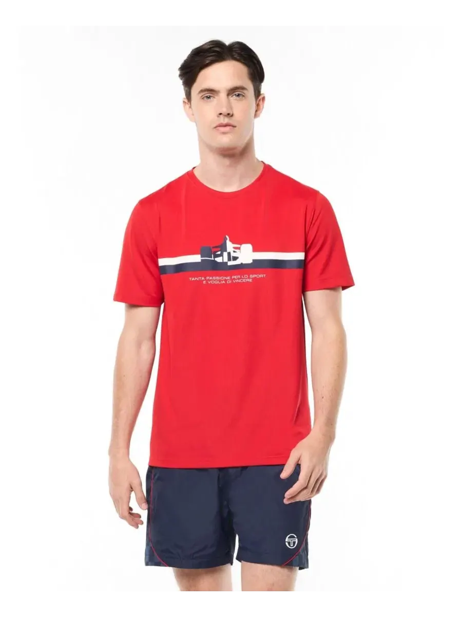 Футболка с принтом Macchina Sergio Tacchini, Adrenaline Rush