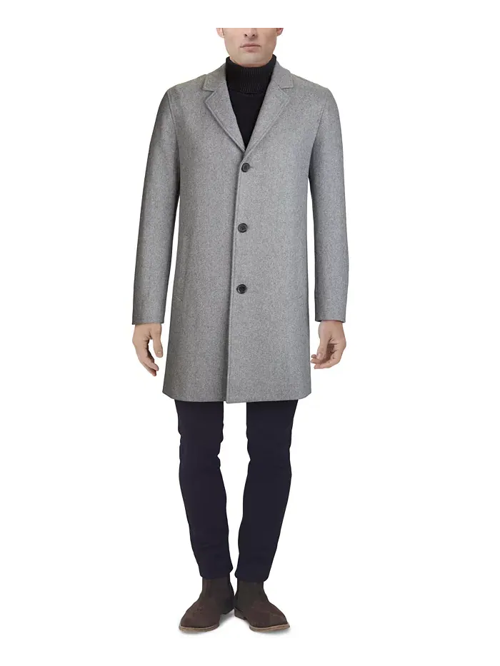 Мужское пальто классического кроя Melton Cole Haan