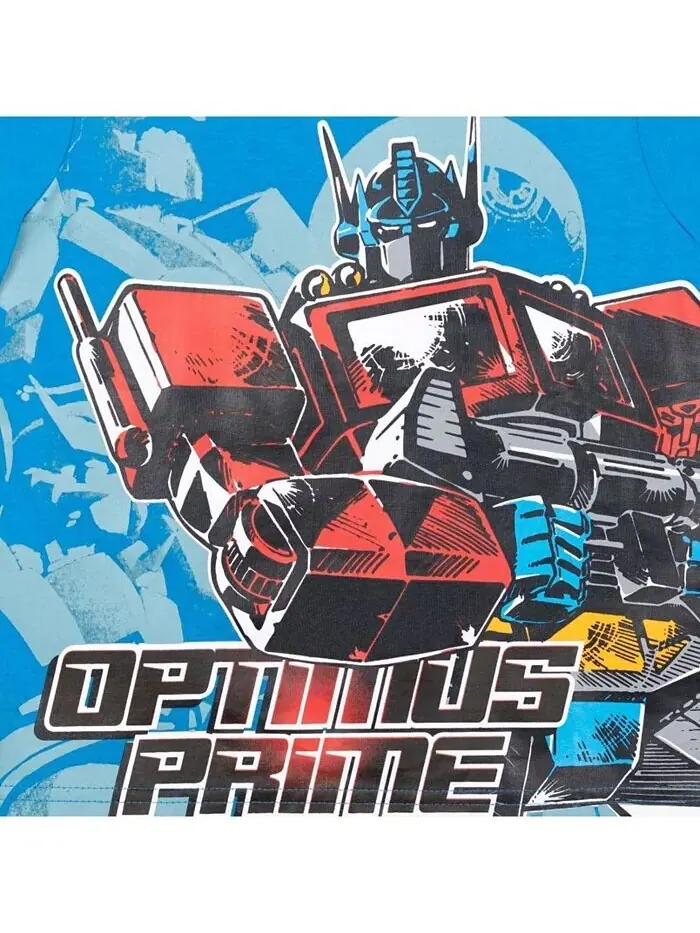 Комплект из 3 футболок для мальчиков Bumblebee Optimus Prime Transformers — изображение 3 из 7, желтый/синий/черный