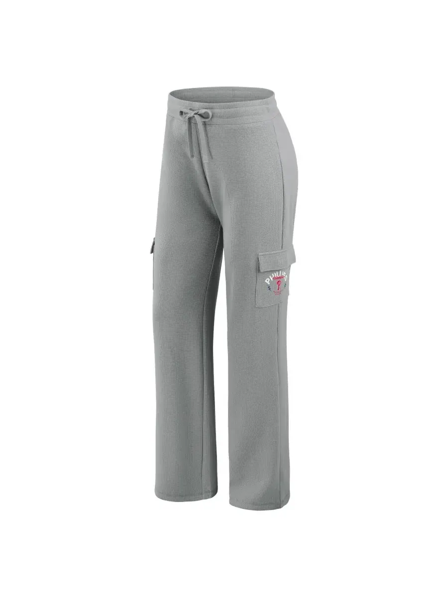 Комплект из худи и штанов с принтом Philadelphia Phillies WEAR by Erin Andrews — изображение 4 из 5, серый