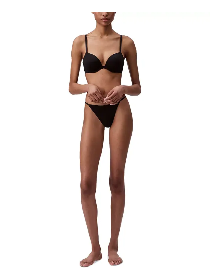 Женский бюстгальтер с эффектом пуш-ап и глубоким вырезом Perfectly Fit QF7315 Calvin Klein — изображение 5 из 5, черный