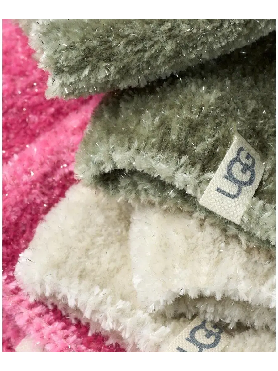 Комплект носков с блестящей пряжей Leda Sparkle UGG — изображение 5 из 5, кремовый