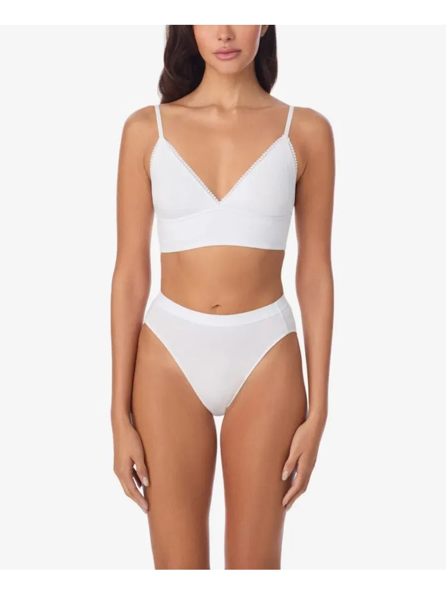 Женский бюстгальтер-бралетт Cabana Cotton Longline On Gossamer — изображение 2 из 3, белый