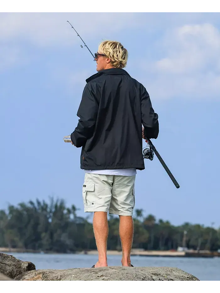 Мужская ветровка Shell Shock Quiksilver Waterman — изображение 3 из 12, черный
