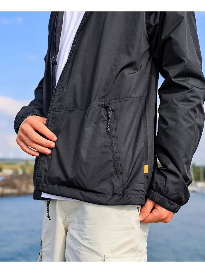 Мужская ветровка Shell Shock Quiksilver Waterman — изображение 5 из 12, черный