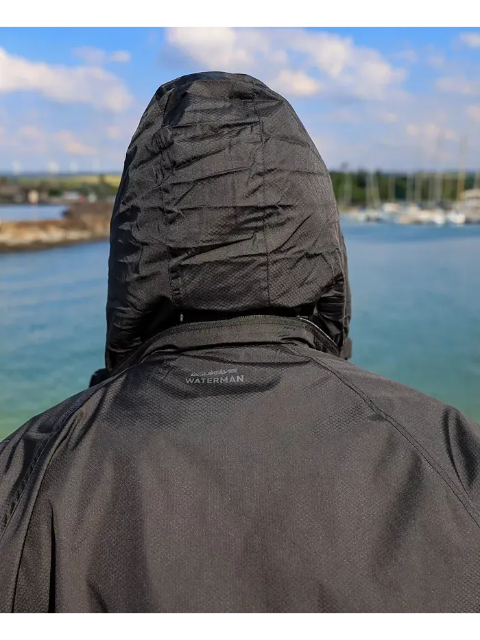 Мужская ветровка Shell Shock Quiksilver Waterman — изображение 6 из 12, черный