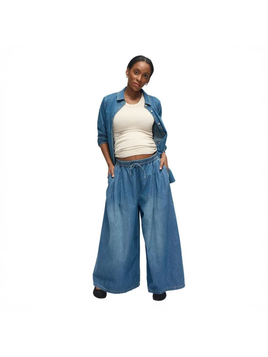 Джинсовые брюки для беременных Ingrid + Isabel Soft Denim Ingrid + Isabel — изображение 5 из 6, средняя отмывка