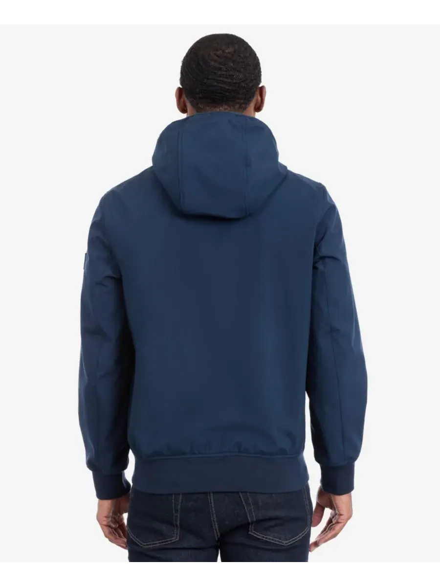 Мужская куртка-софтшелл с капюшоном Tommy Hilfiger — изображение 10 из 10, синий