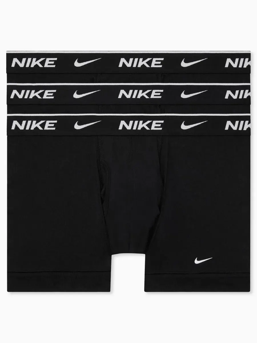Мужские хлопковые эластичные плавки Dri-FIT Essential, комплект из 3 штук Nike
