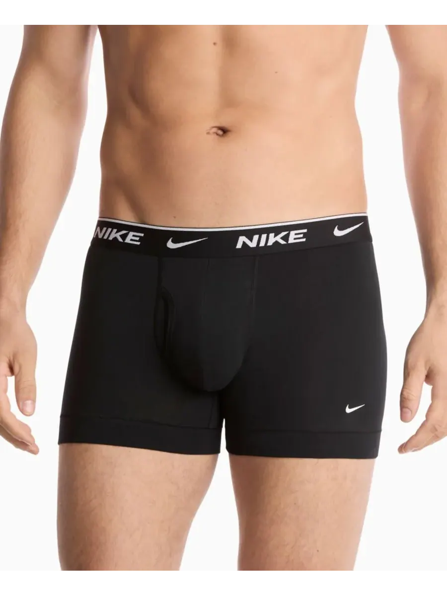 Мужские хлопковые эластичные плавки Dri-FIT Essential, комплект из 3 штук Nike — изображение 2 из 4, черный