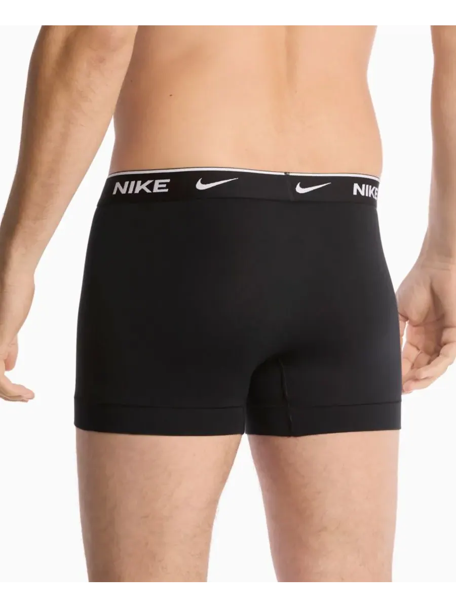 Мужские хлопковые эластичные плавки Dri-FIT Essential, комплект из 3 штук Nike — изображение 4 из 4, черный