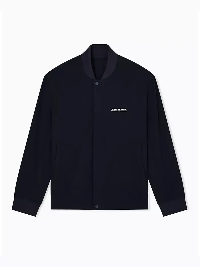 Мужская нейлоновая бомбер с принтом A|X Armani Exchange — изображение 5 из 5, синий