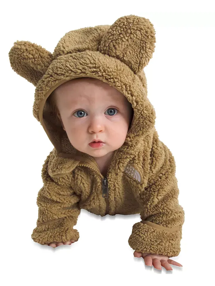 Детский худи с молнией Baby Campshire The North Face — изображение 2 из 4, бежевый/бежевый