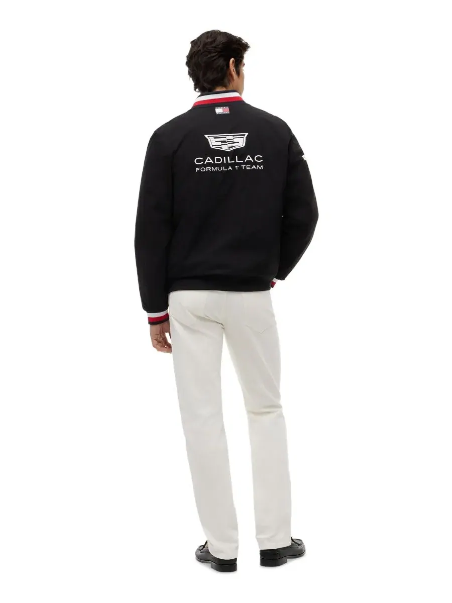 Мужская реплика университетской куртки Cadillac F1 Tommy Hilfiger — изображение 4 из 4, черный