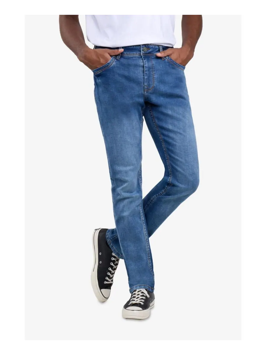 Мужские джинсы Supersoft Slim Fit из мягкого денима XRAY — изображение 4 из 6, синий