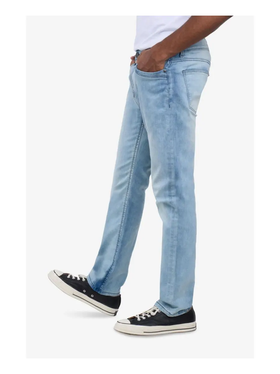 Мужские джинсы Supersoft Slim Fit из мягкого денима XRAY — изображение 3 из 5, светлый синий