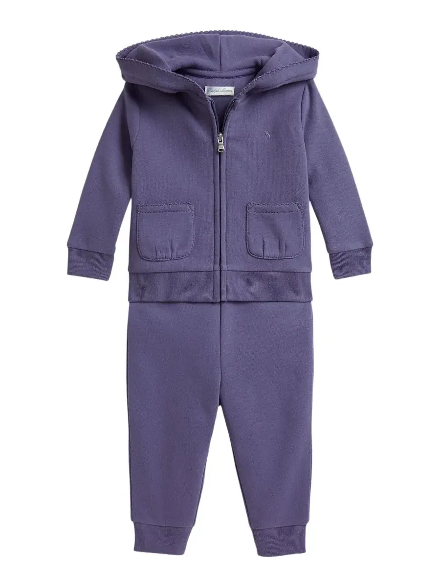 Комплект из худи и джоггеров с пикот-отделкой Polo Ralph Lauren