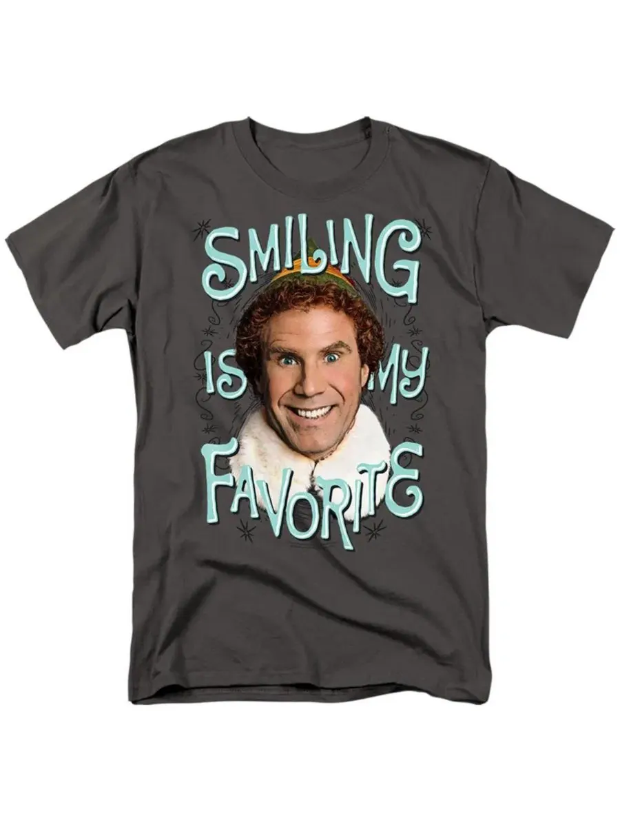 Футболка с принтом Smiling T-Shirt Elf — изображение 1 из 3, красный