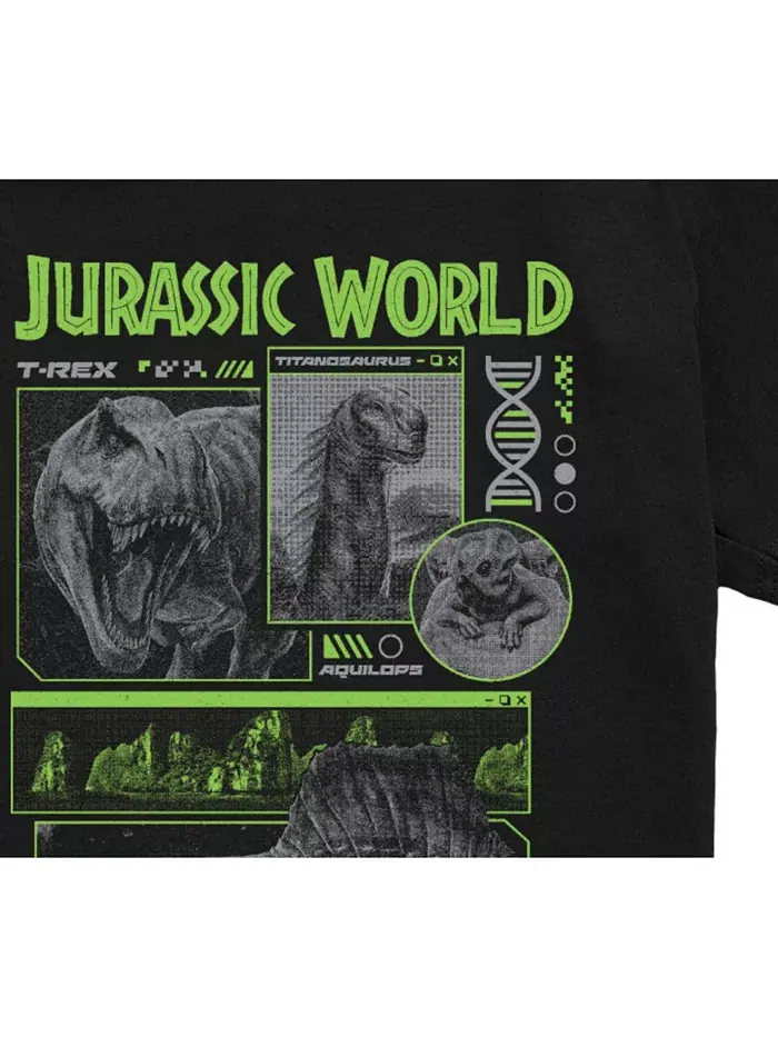 Футболка Big Boys Live Action «Мир Юрского периода» Jurassic Park — изображение 3 из 3, черный