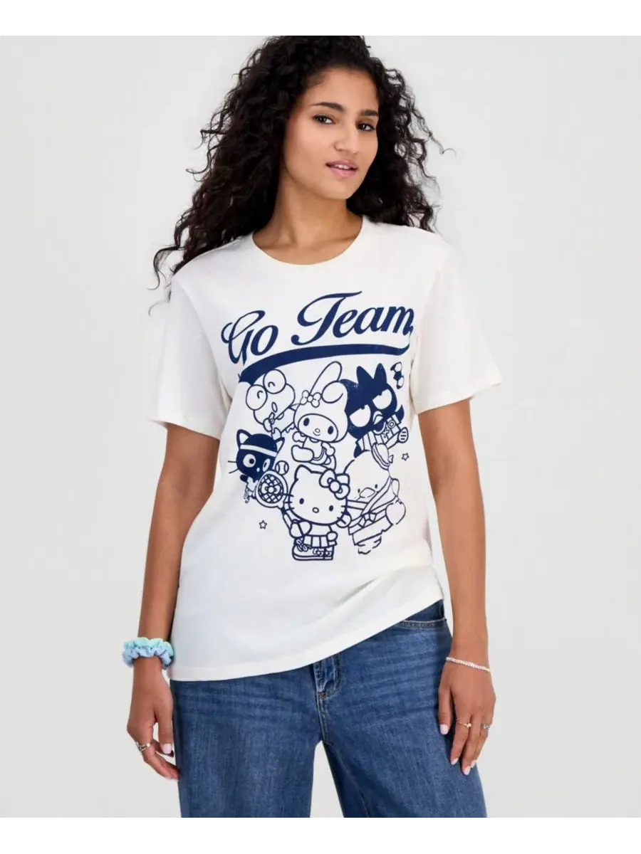 Футболка с принтом Hello Kitty Go Team Grayson Threads, The Label — белый