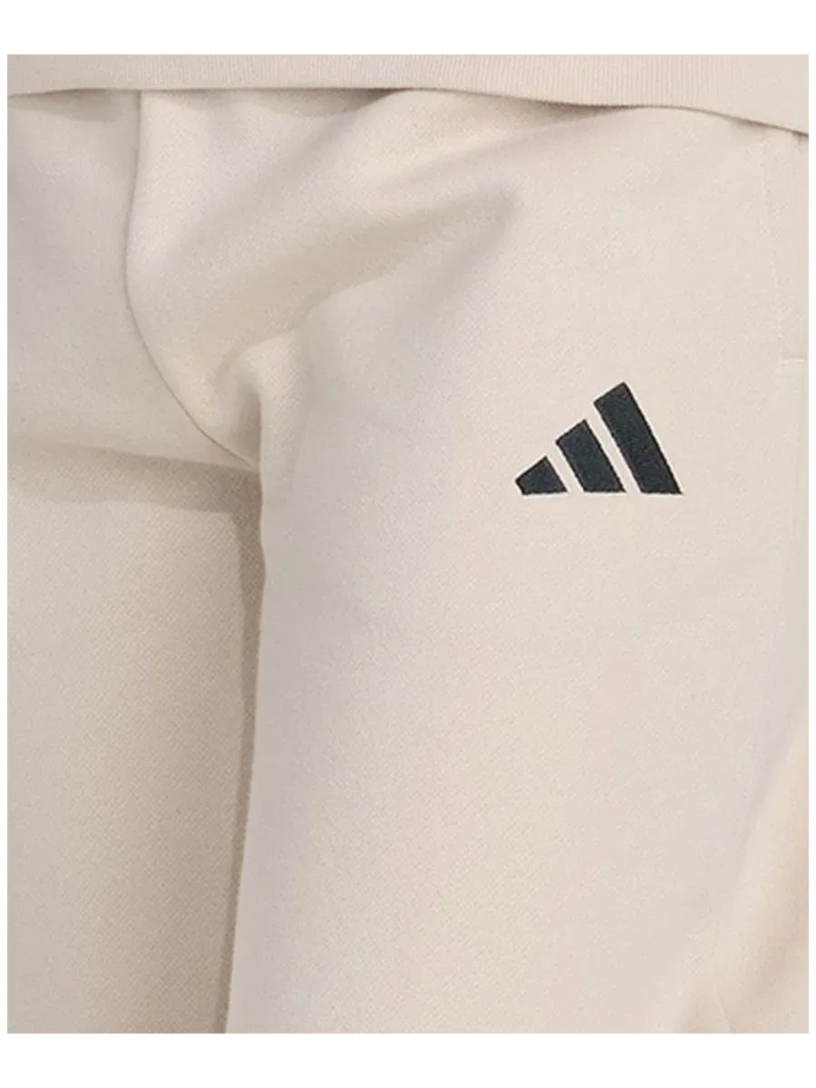Штаны из флиса с широкими штанинами adidas, Crystal Linen — изображение 3 из 5