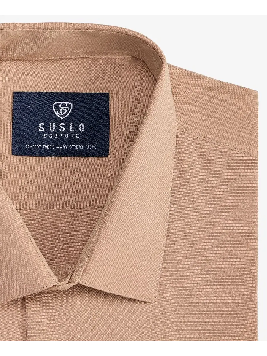 Рубашка с коротким рукавом Suslo Couture — изображение 6 из 6, золото