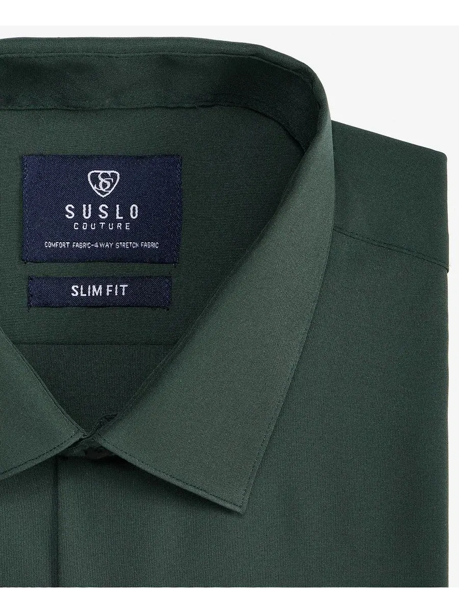 Рубашка с коротким рукавом Suslo Couture — изображение 5 из 6, зеленый