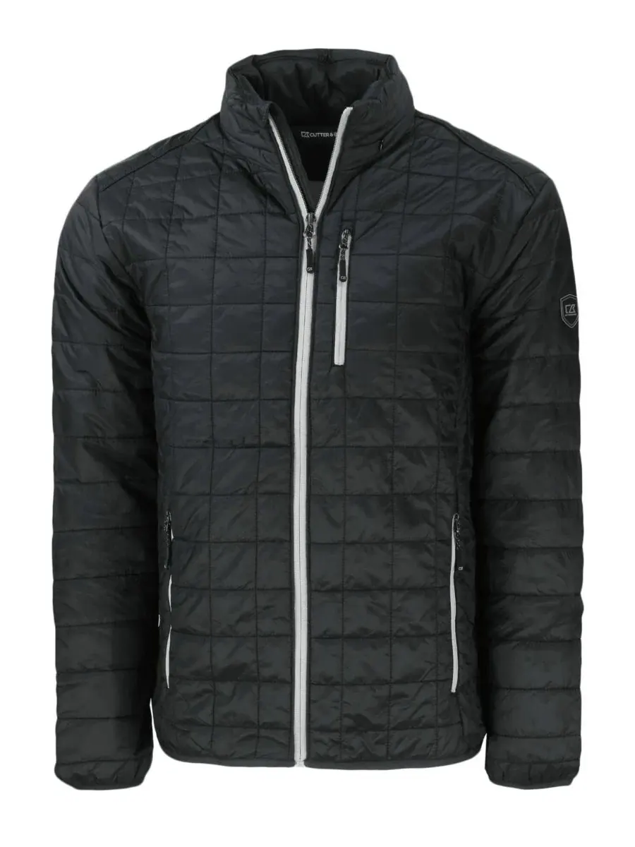 Куртка-пуховик с длинным рукавом Rainier PrimaLoft Cutter & Buck — изображение 3 из 9, черный