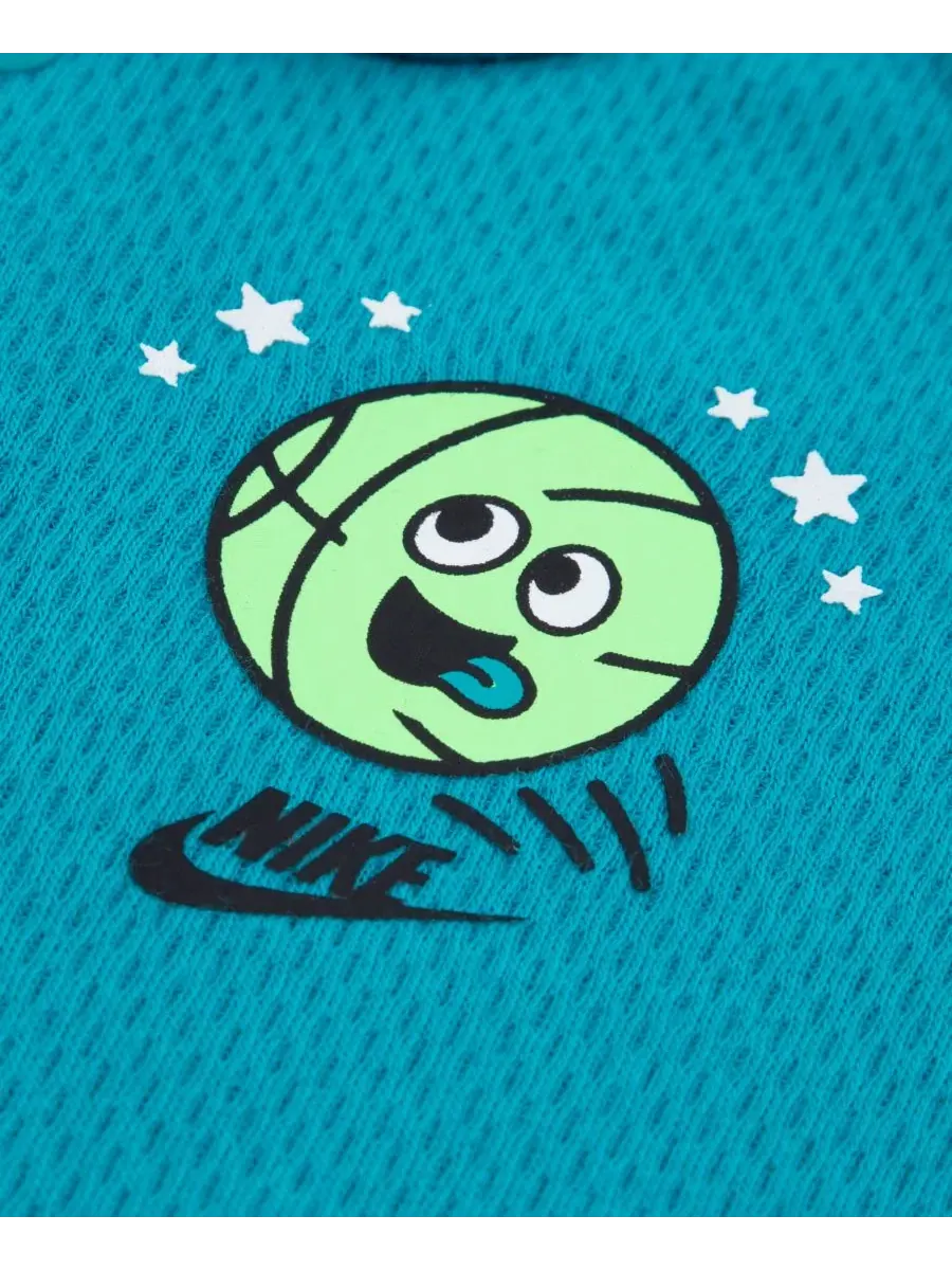 Комплект для малыша: боди, штаны и носки, с логотипом Futura Nike — изображение 4 из 5, голубой