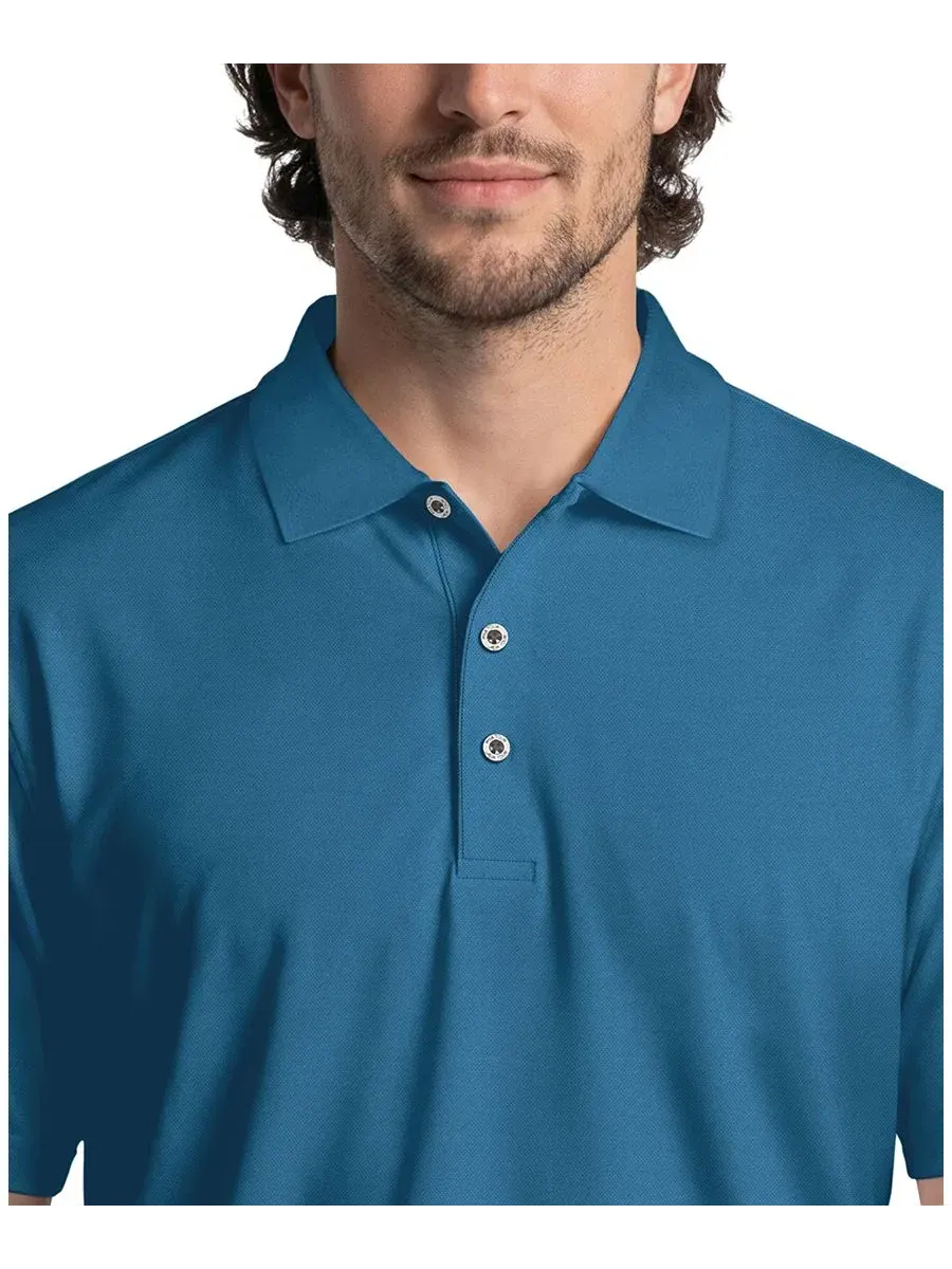Мужское поло PGA TOUR с защитой от ультрафиолета, Faience — изображение 3 из 6