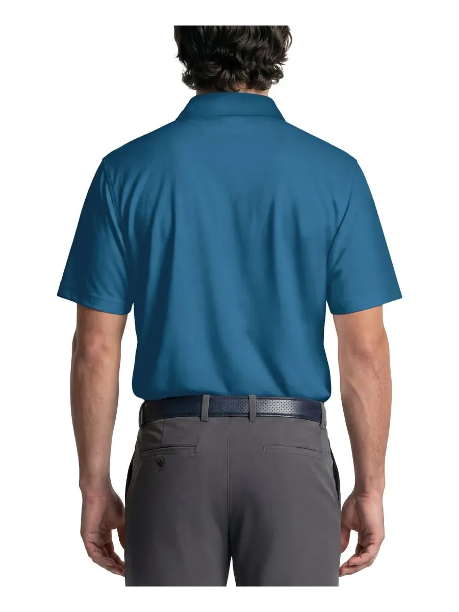 Мужское поло PGA TOUR с защитой от ультрафиолета, Faience — изображение 4 из 6