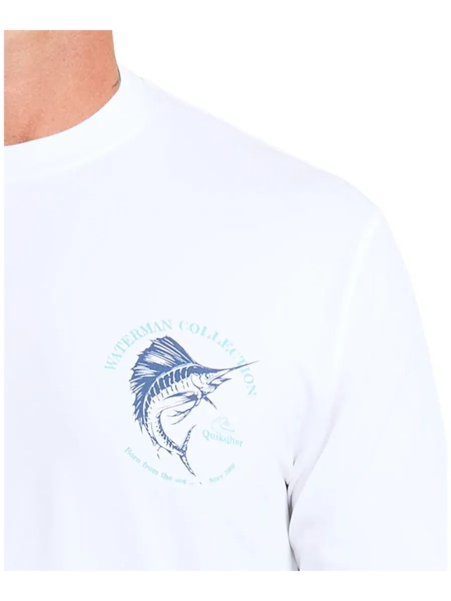 Футболка с длинным рукавом Cool Breeze Quiksilver Waterman — изображение 3 из 3, белый