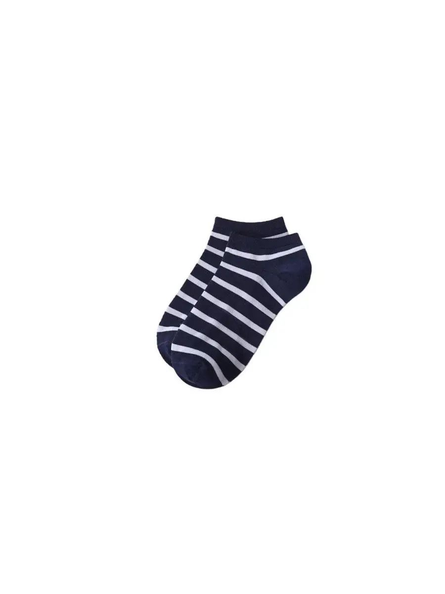 Комплект носков с хлопком и лайкрой, модель Women's 3-Pack Cotton Patterned Low Cut Socks Lands' End — изображение 2 из 4