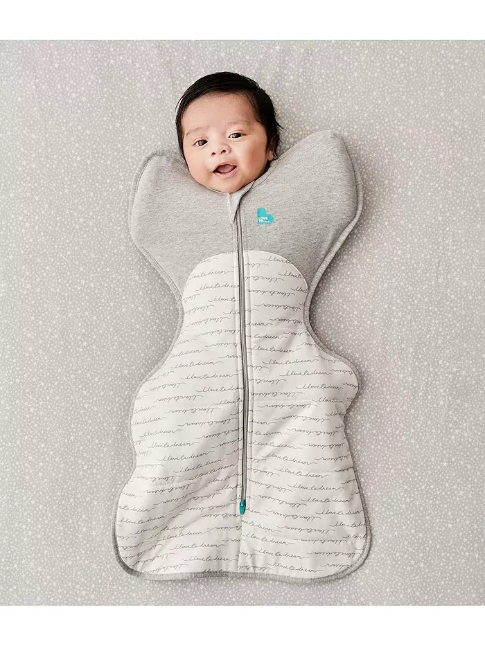 Детский спальный мешок Swaddle Up для девочек - утепленный 2.5 TOG Love To Dream — изображение 2 из 8, белый