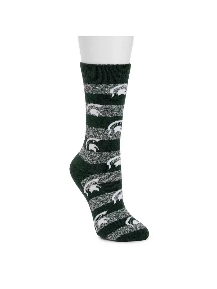 Мужские игровые носки Game Day от Unisex с петлевой структурой махры Muk Luks — изображение 2 из 2, зеленый