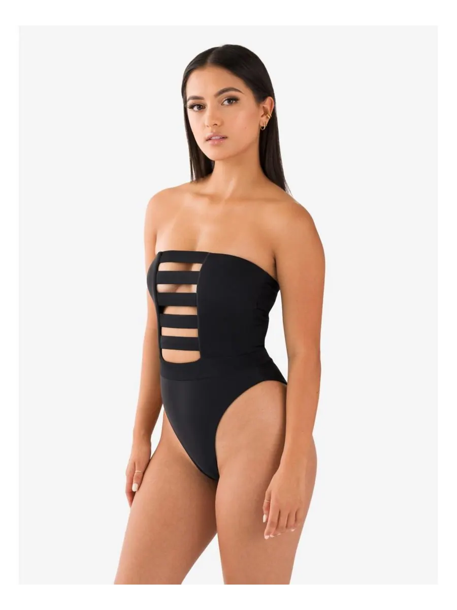 Женский слитный купальник Zen MBM Swim — изображение 2 из 3, черный