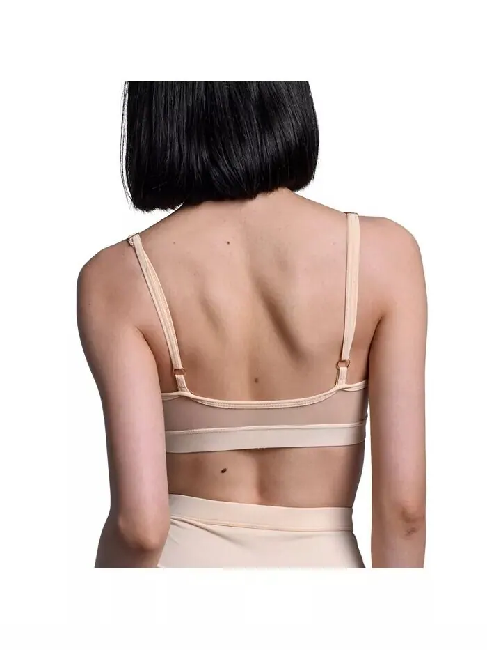 Бюстгальтер-бралетт Plus Size Nude Shade Wireless Comfort Full Covering Naked Rebellion — изображение 2 из 3, миндальный