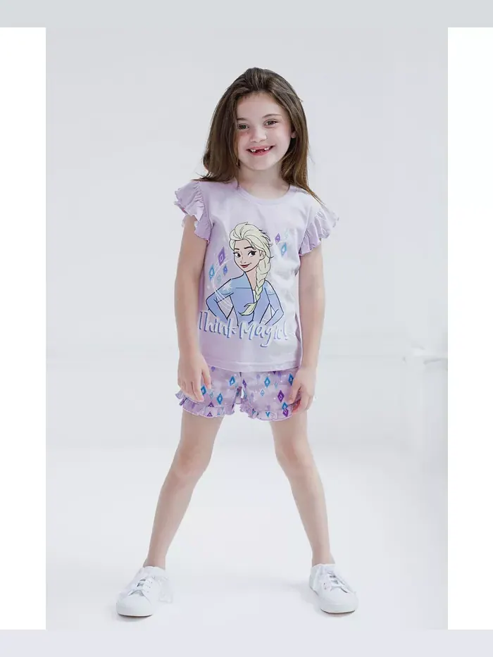 Футболка и шорты из френч-терри Disney Princess Moana Belle Minnie Mouse Nightmare Before Christmas — изображение 4 из 5