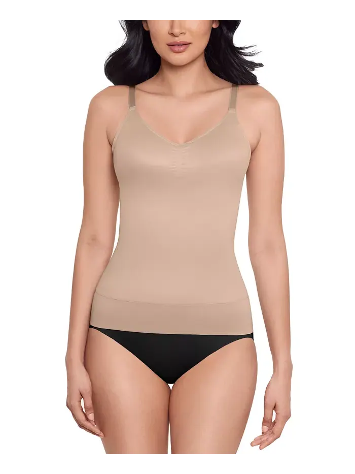 Женский комфортный утягивающий топ Shapewear Comfy Curves 2512 Miraclesuit — изображение 2 из 6, бежевый