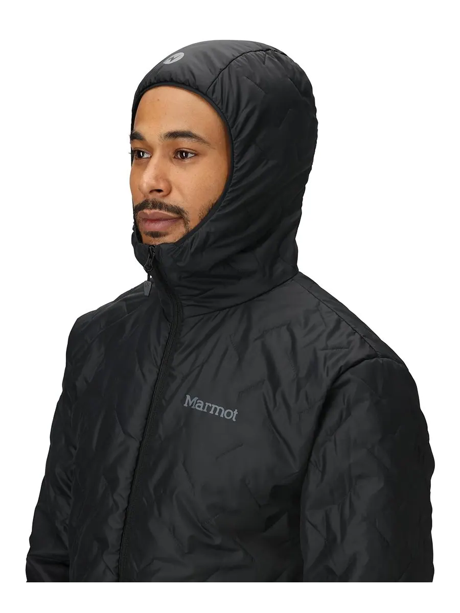 Мужская куртка с капюшоном MonoQuilt Marmot — изображение 2 из 8, черный