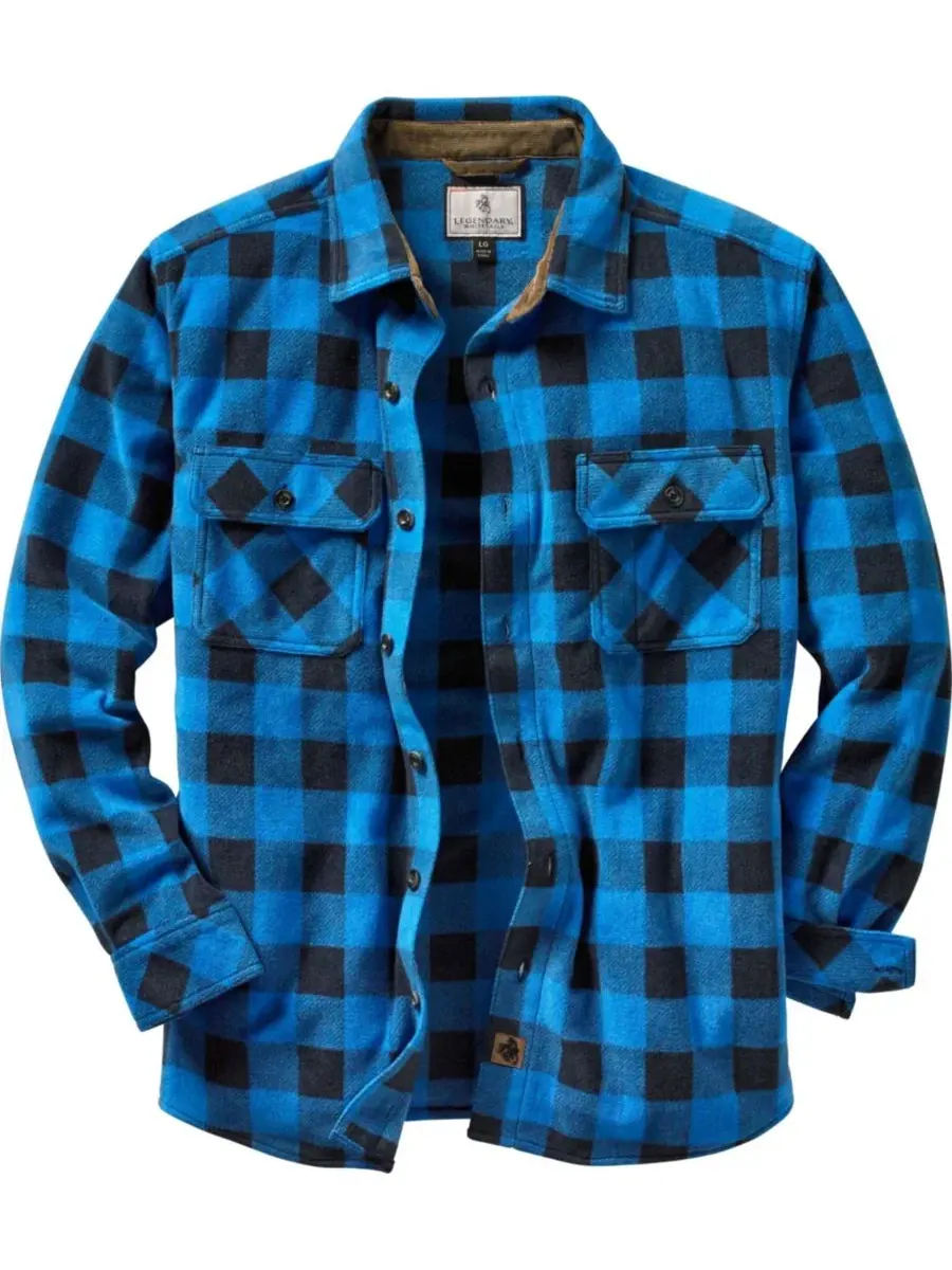 Мужская рубашка из флиса с длинным рукавом Navigator Legendary Whitetails, Liberty Buffalo Plaid — изображение 4 из 6