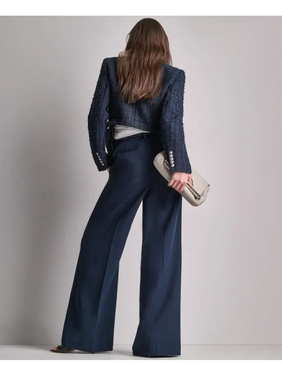Женская куртка с открытым передом и воротником-стойкой BCBG — изображение 11 из 12, синий море